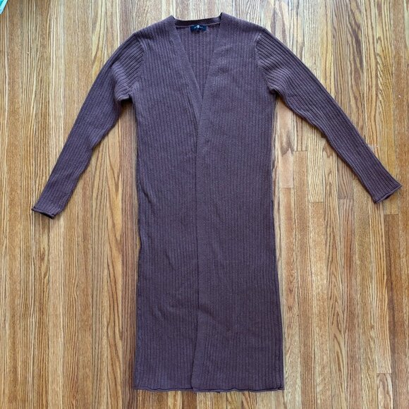 Cozy Brown Ribbed Loungeware Set - Picture 6 of 13